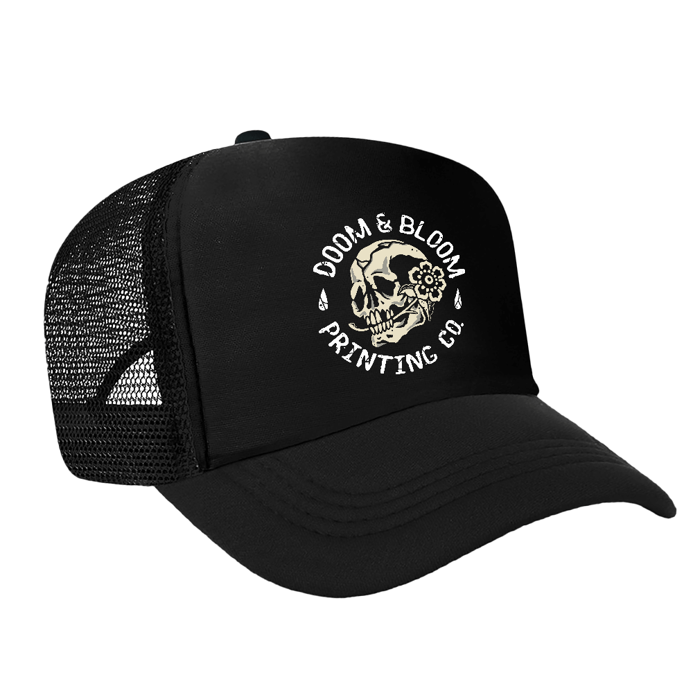 embroidered trucker cap - custom trucker caps